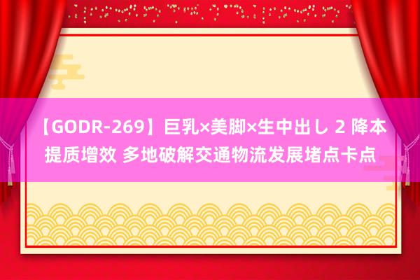 【GODR-269】巨乳×美脚×生中出し 2 降本提质增效 多地破解交通物流发展堵点卡点