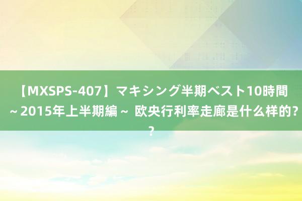 【MXSPS-407】マキシング半期ベスト10時間 ～2015年上半期編～ 欧央行利率走廊是什么样的？