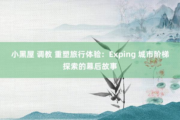 小黑屋 调教 重塑旅行体验：Exping 城市阶梯探索的幕后故事