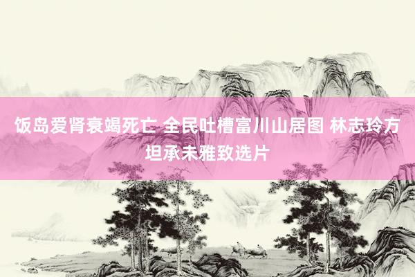 饭岛爱肾衰竭死亡 全民吐槽富川山居图 林志玲方坦承未雅致选片