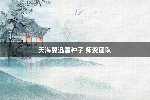 天海翼迅雷种子 师资团队